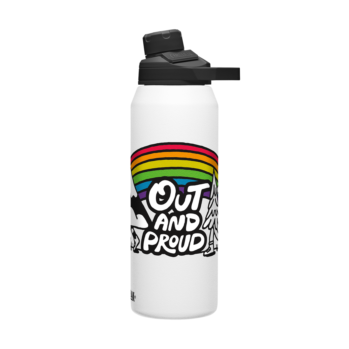 chute-mag-32-oz-water-bottle-insulated-stainless-steel-plus-cleanup-kit-pride-collection-limited-edition-m3 xhvxlhasbo