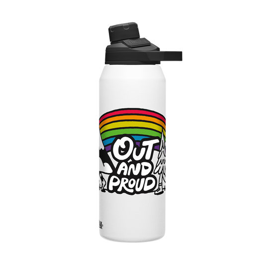chute-mag-32-oz-water-bottle-insulated-stainless-steel-plus-cleanup-kit-pride-collection-limited-edition-m3 xhvxlhasbo